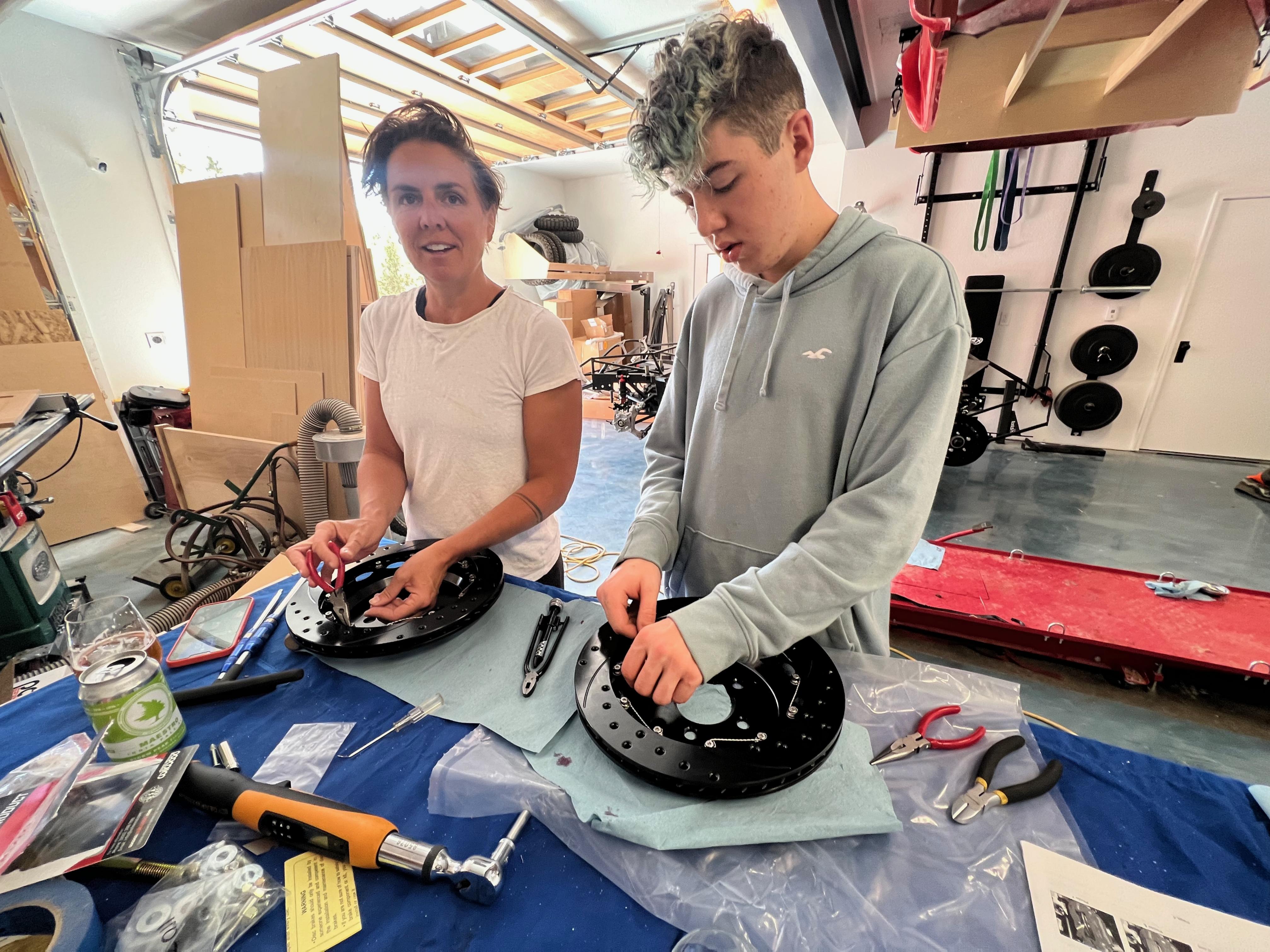 max and Paige safety wire