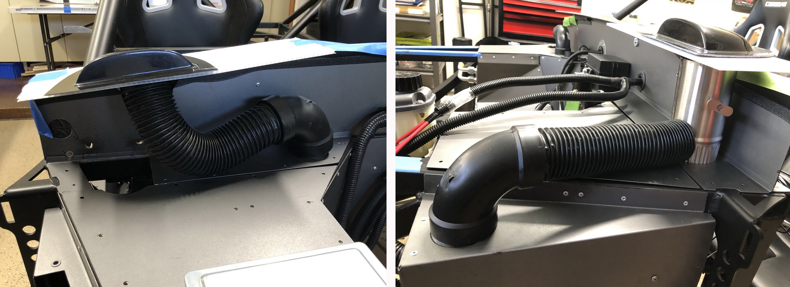 Early MockUp Cowl air Ducts