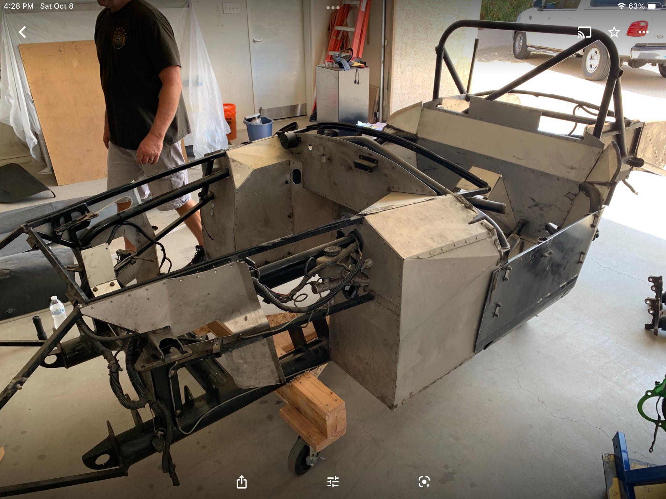 Frame before stripping