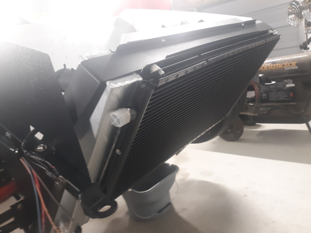Condenser mounted