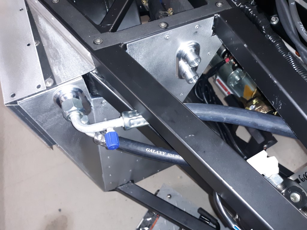 footbox panel installed