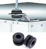 Quick Latch Shaft Mounted in Neoprene Grommet