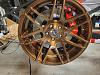 Wheel and brake close