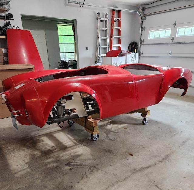 In the garage finally