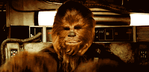 A satisfied Wookie