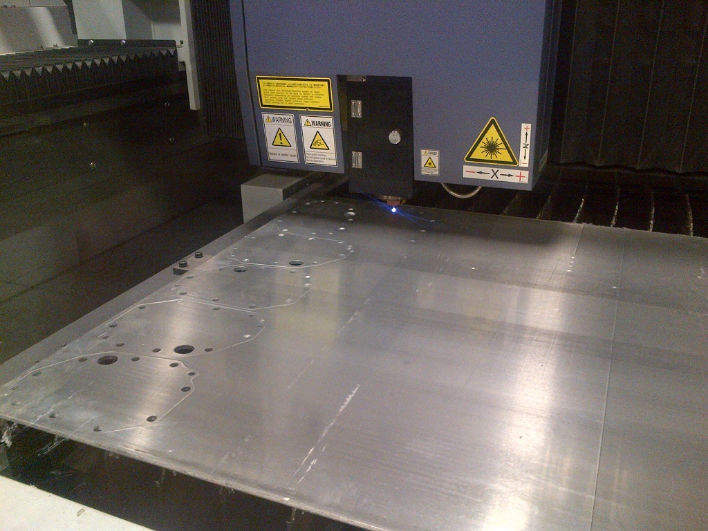 Block Plate laser cutting