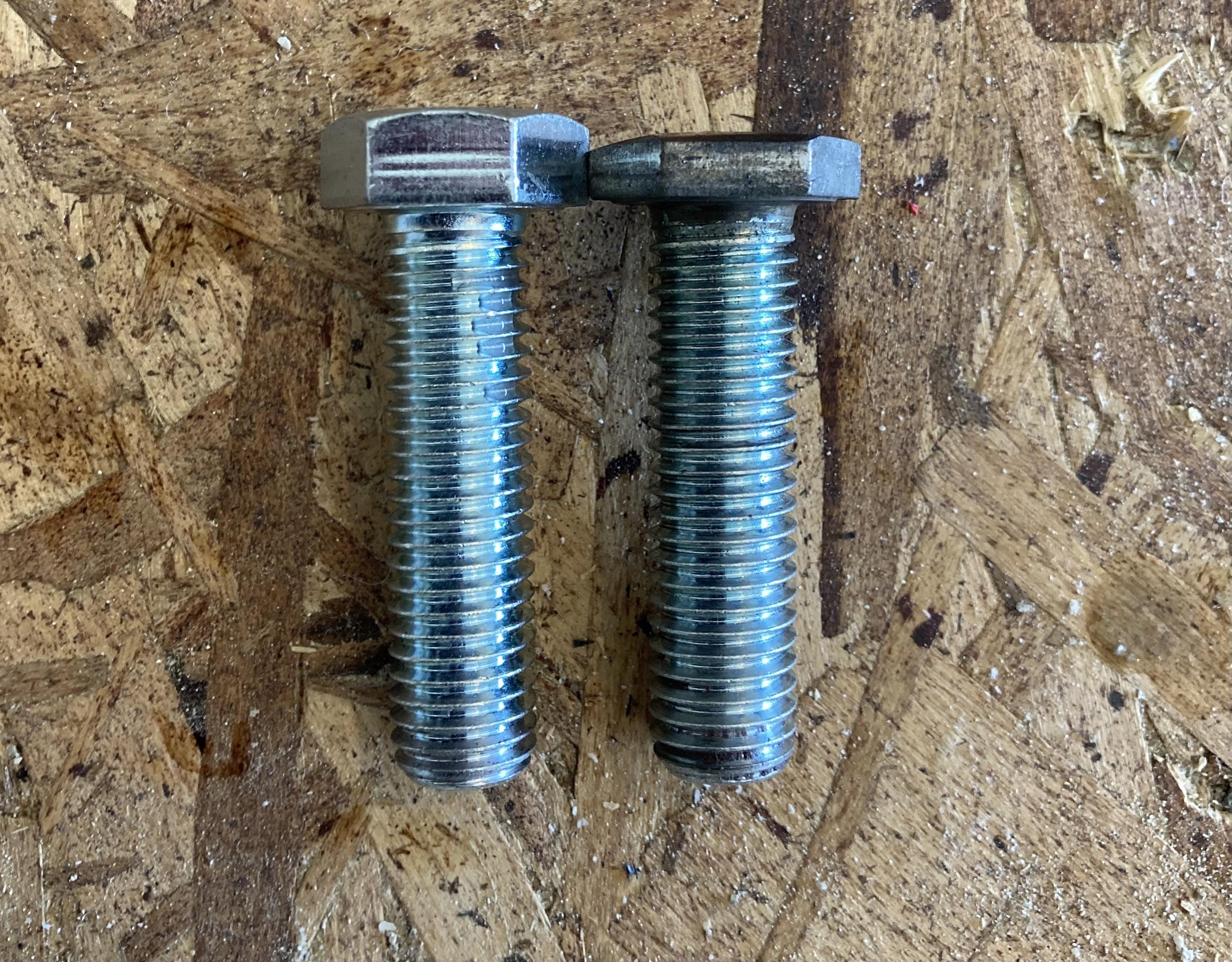 M12 -1.75 bolts