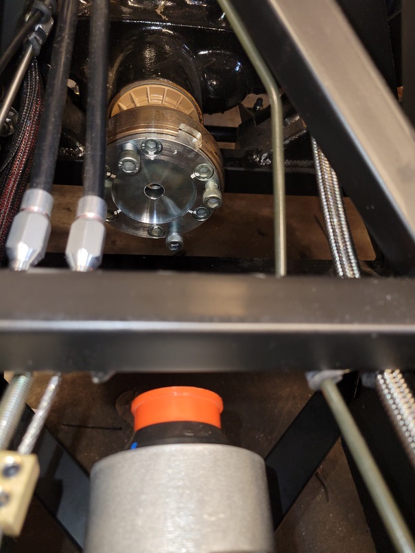 Trans tail and pinion flange