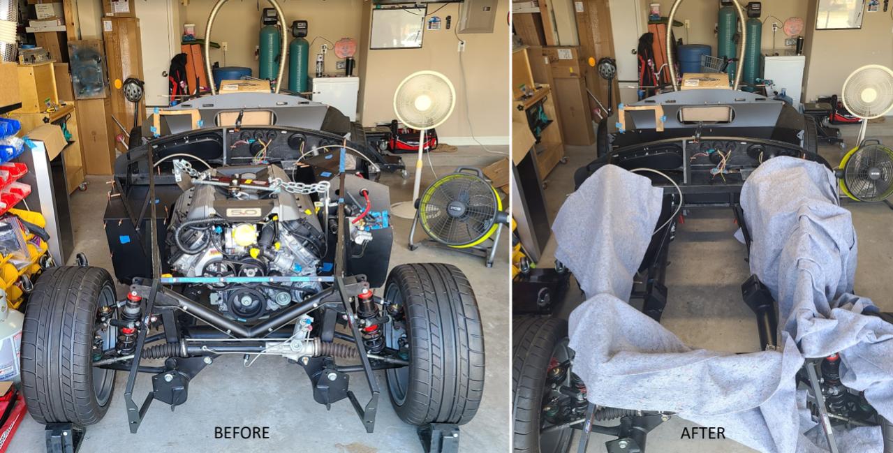 before after engine