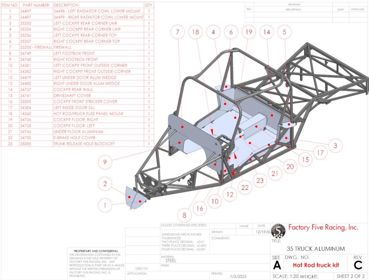 35Truck Alum Panel layout