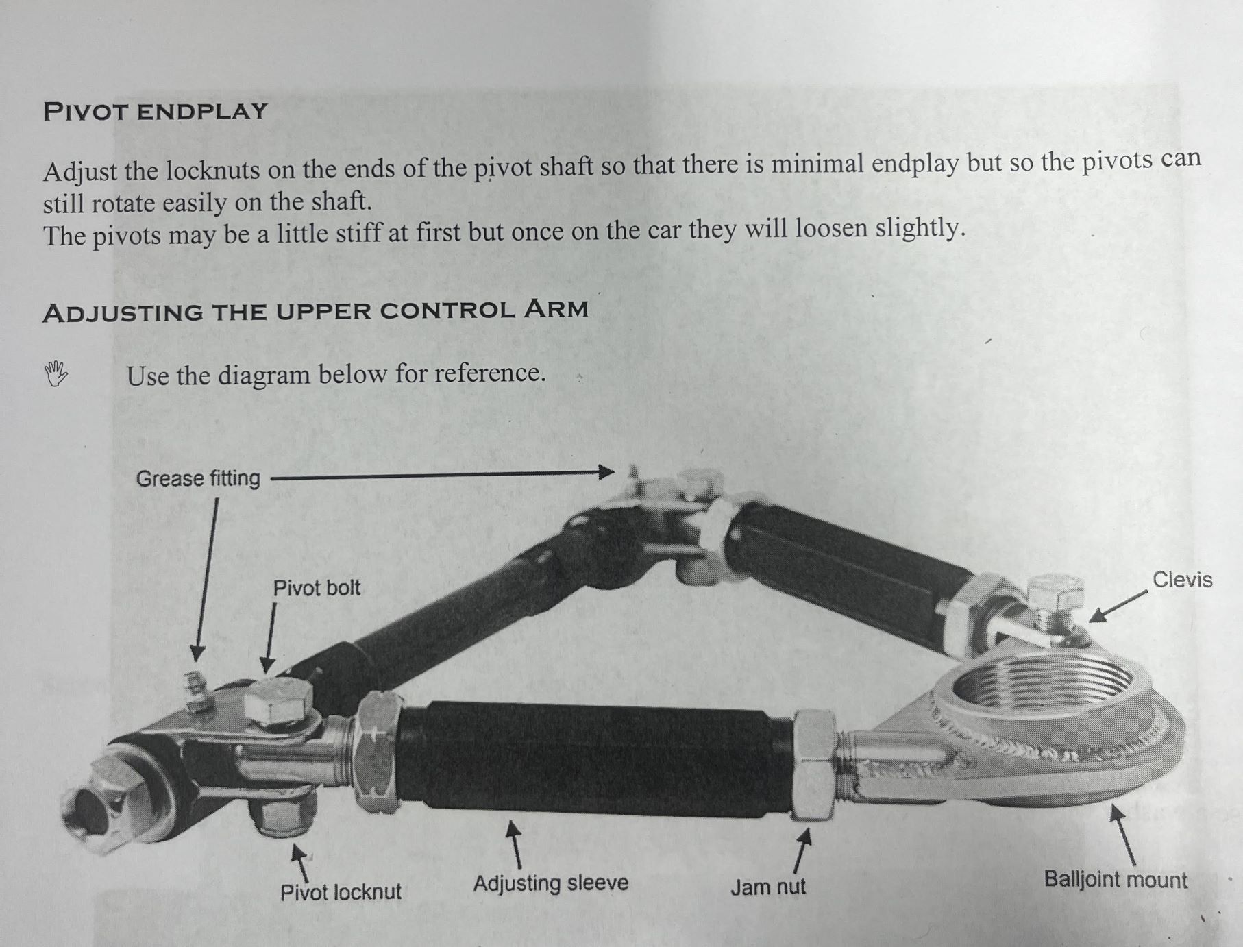 control arm book