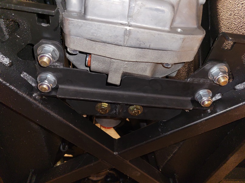 Trans mont installed from front