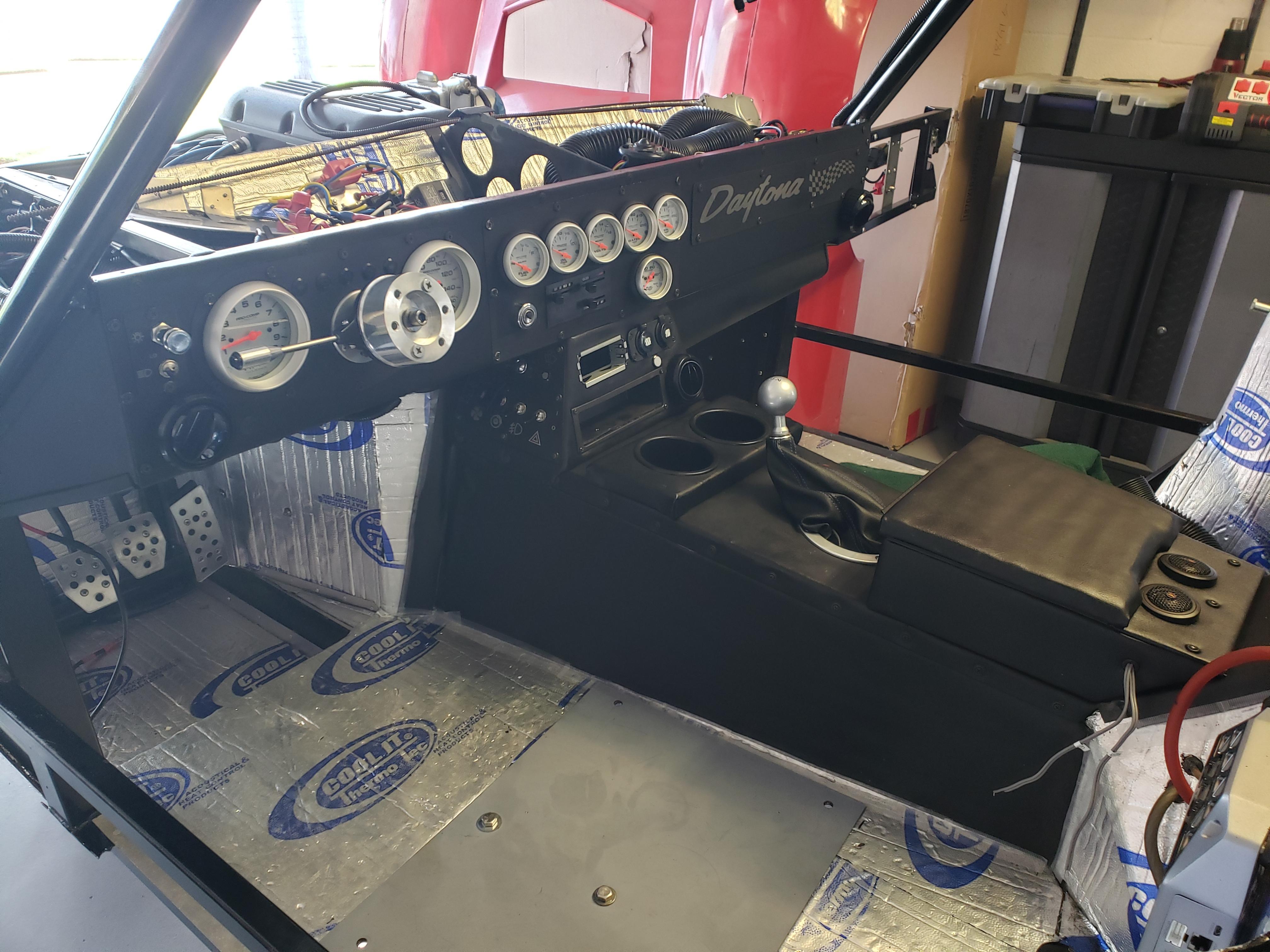 Electrical and center console projects completed.