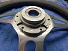 New steering wheel bolts cut flush with the hub