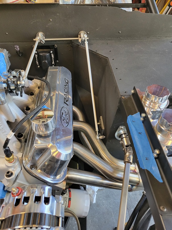 throttle linkage engine install