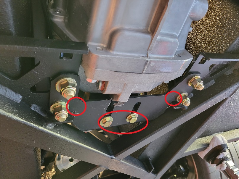 trans mount 1 weak areas