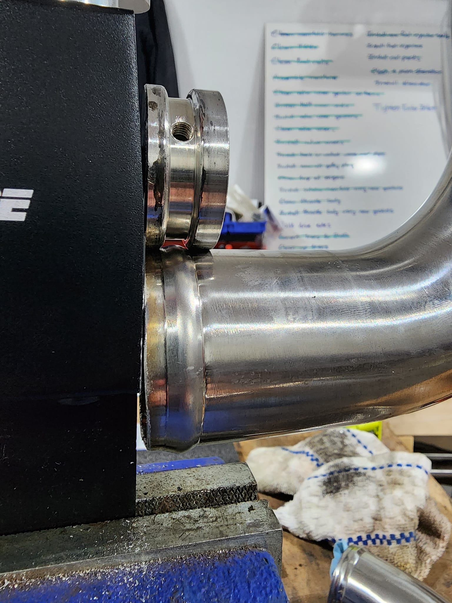 bead rolling fuel filler pipe 2