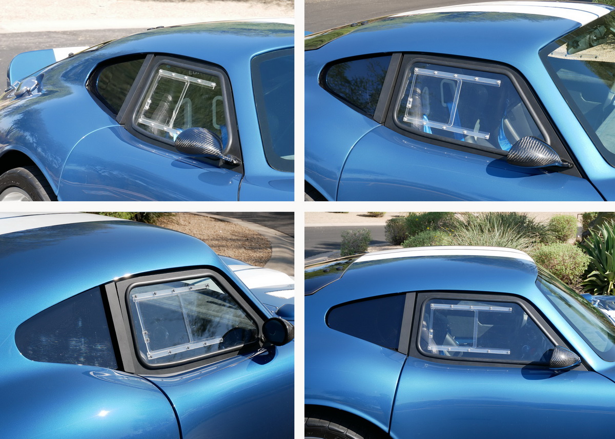 33  H Side Windows Re Styling - Outside closeup view of completed custom windows