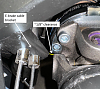driveshaft clearance