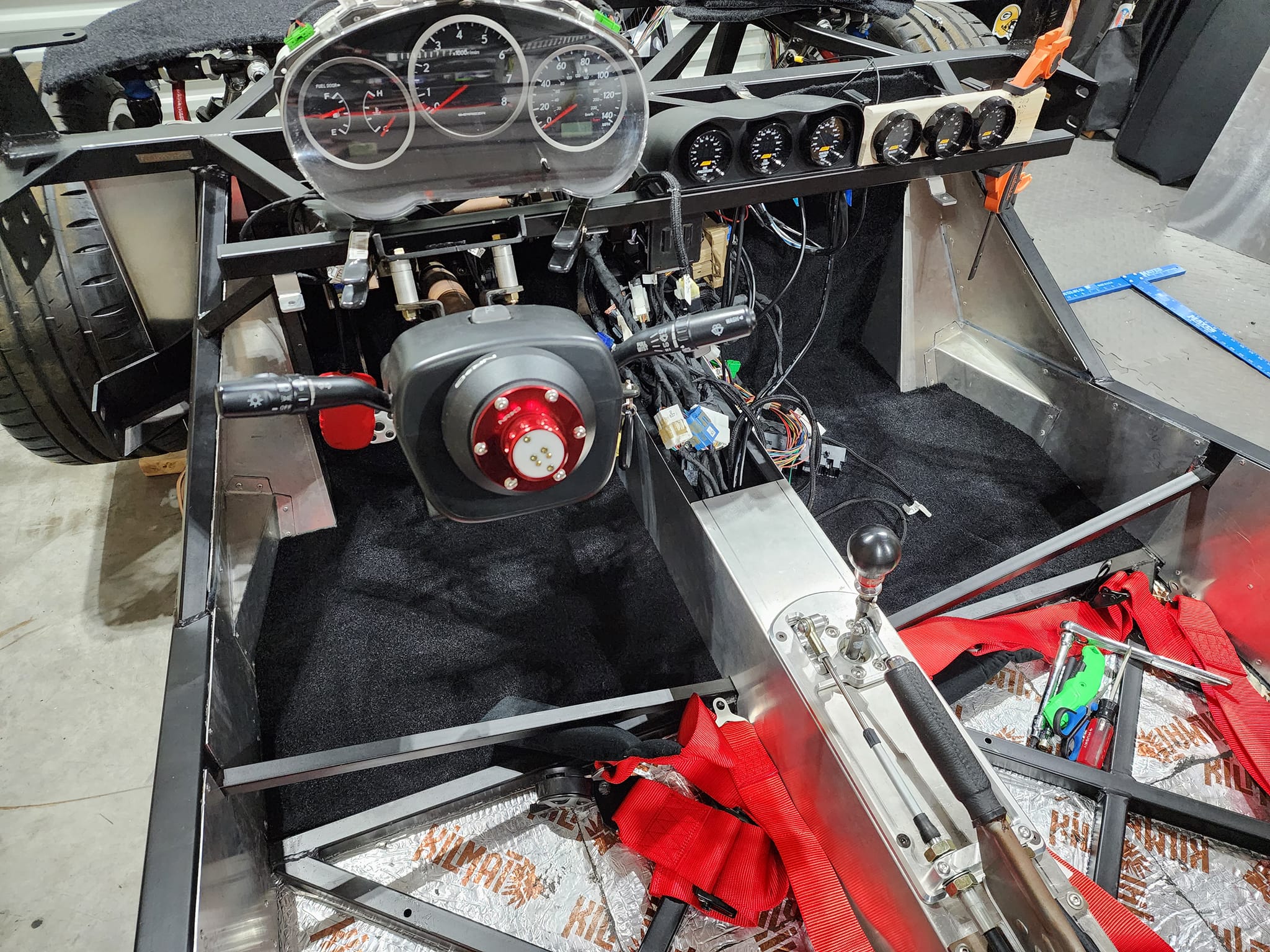footwell carpet test fit