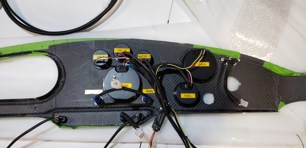 dash wiring clean
