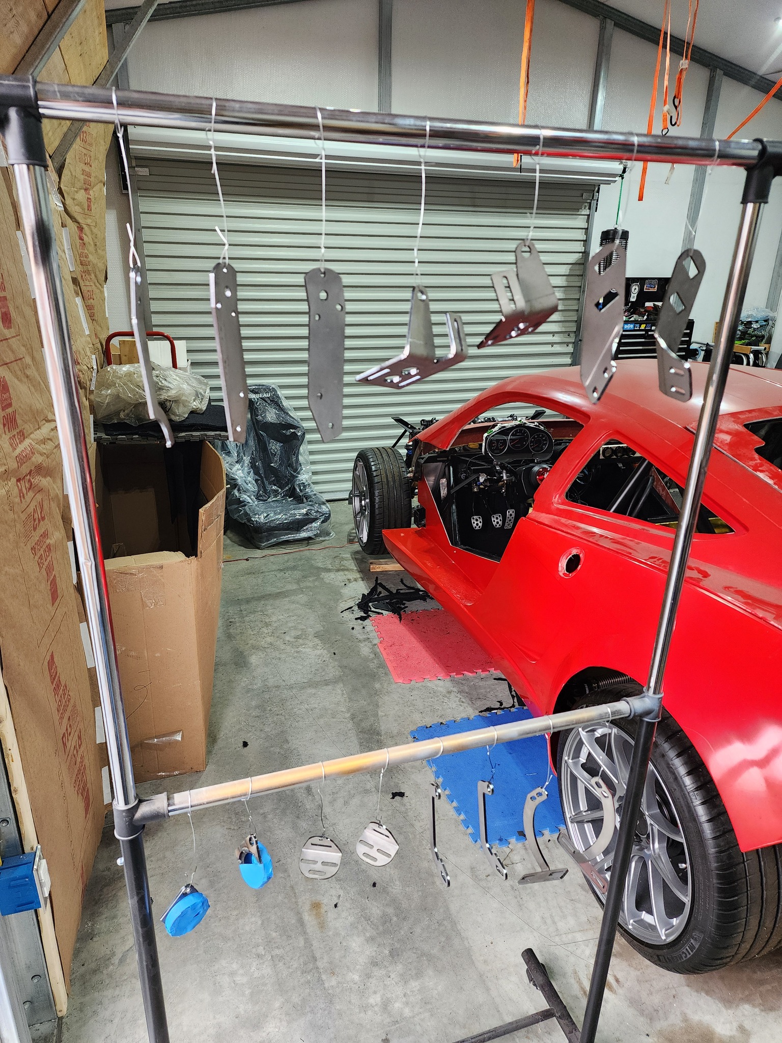 brackets before paint