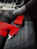 lap belt adjuster access