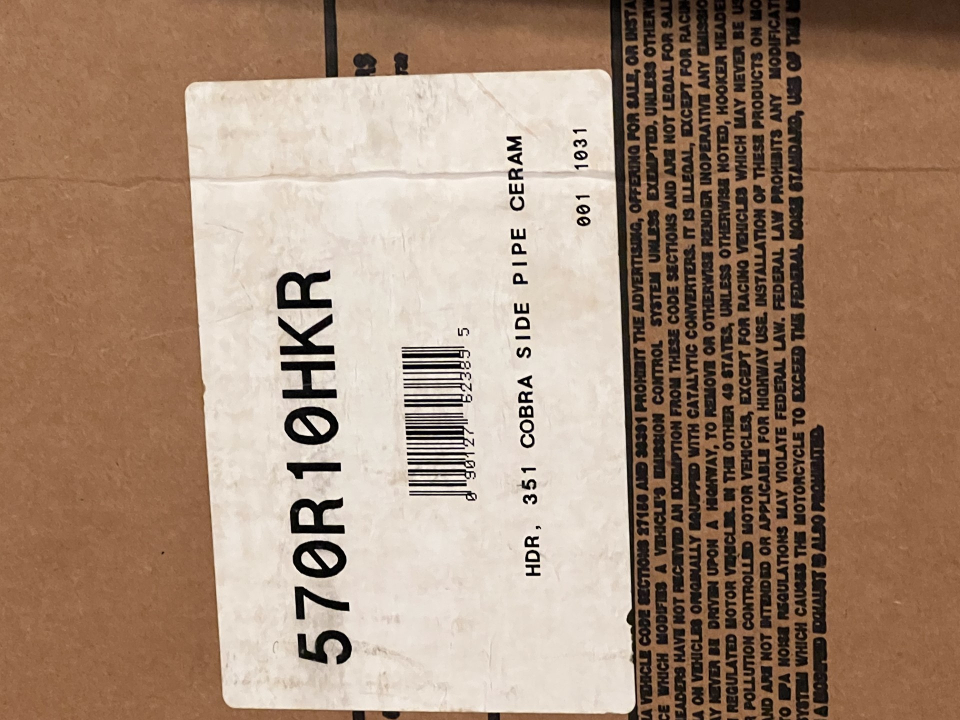 hooker header info