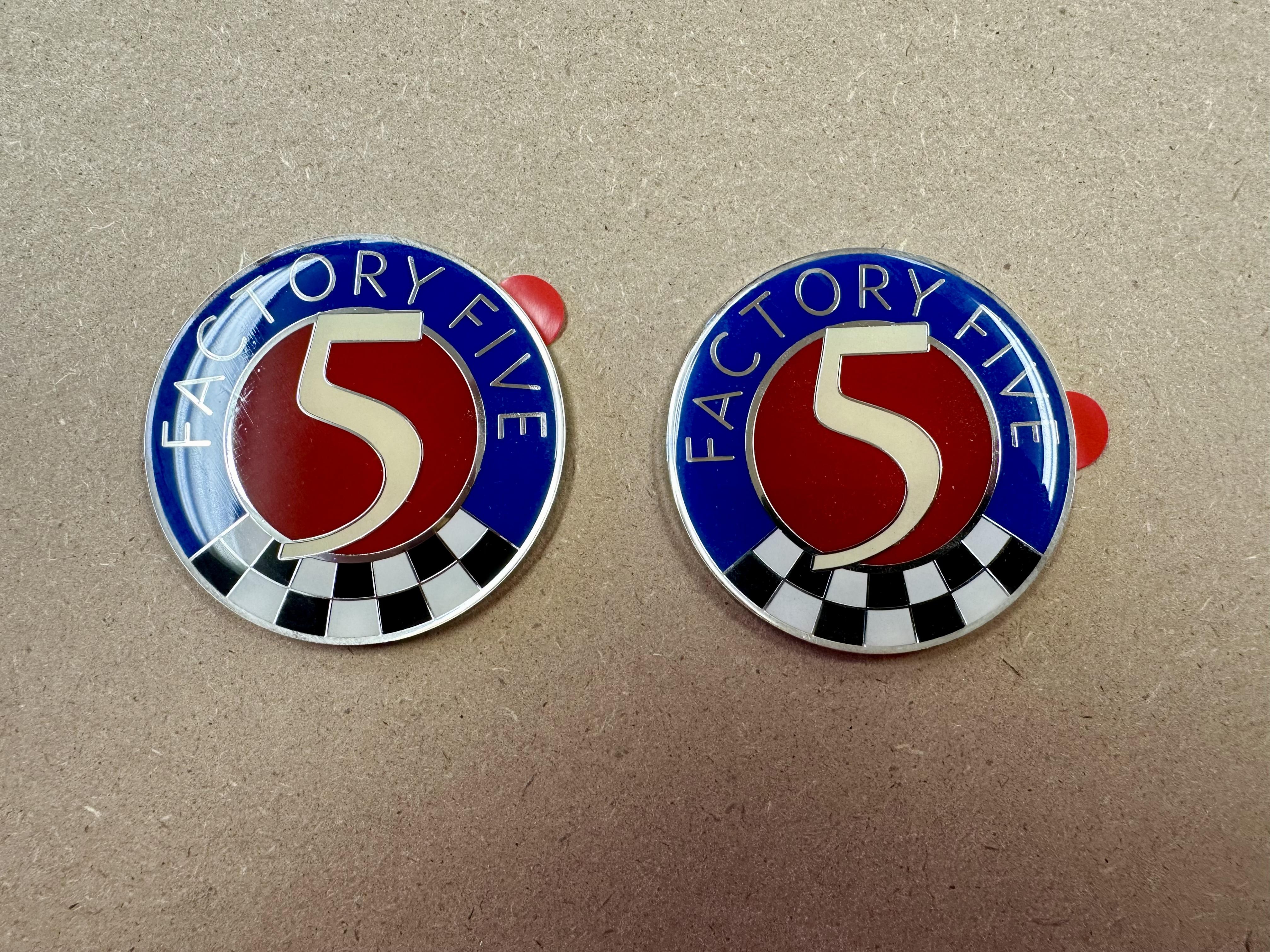 FF hood and trunk badges