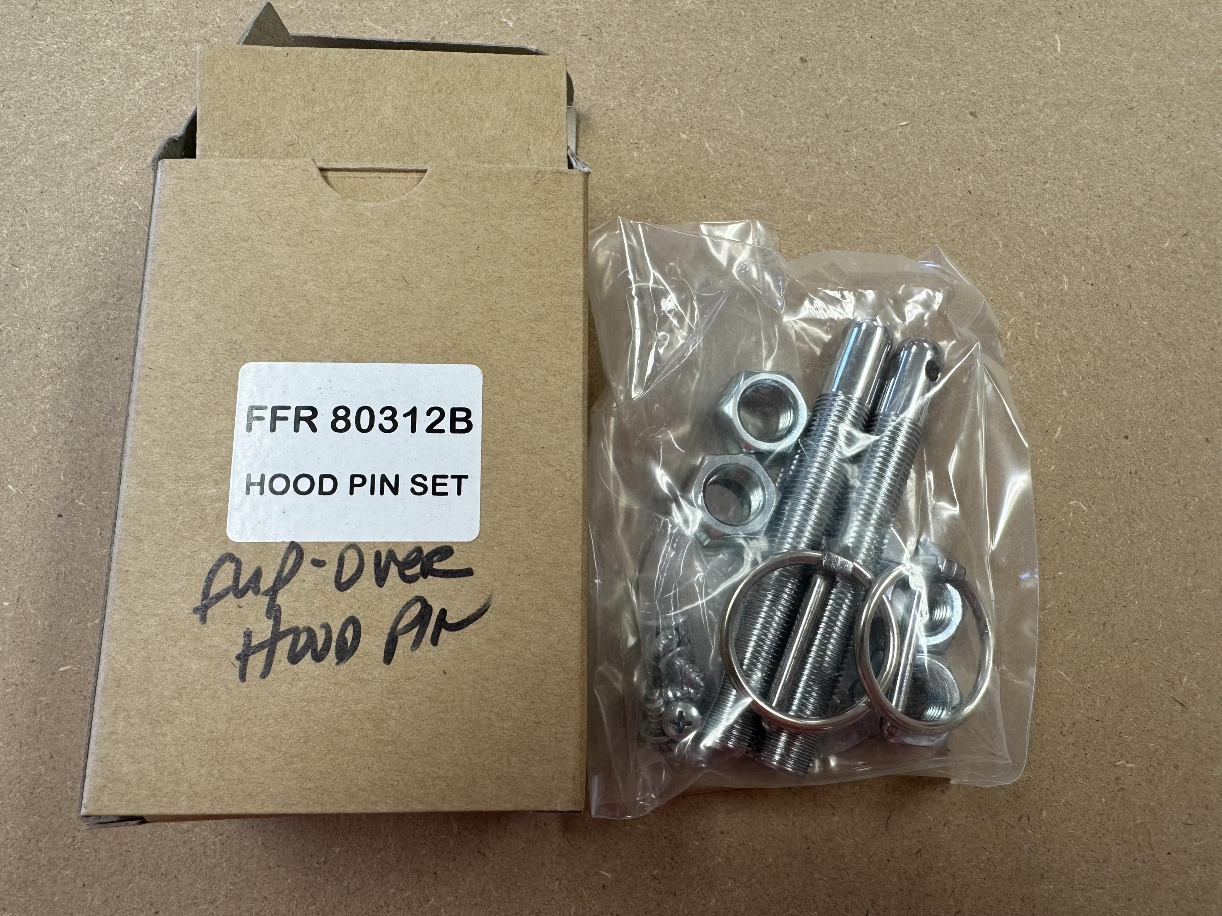 Hood pin set