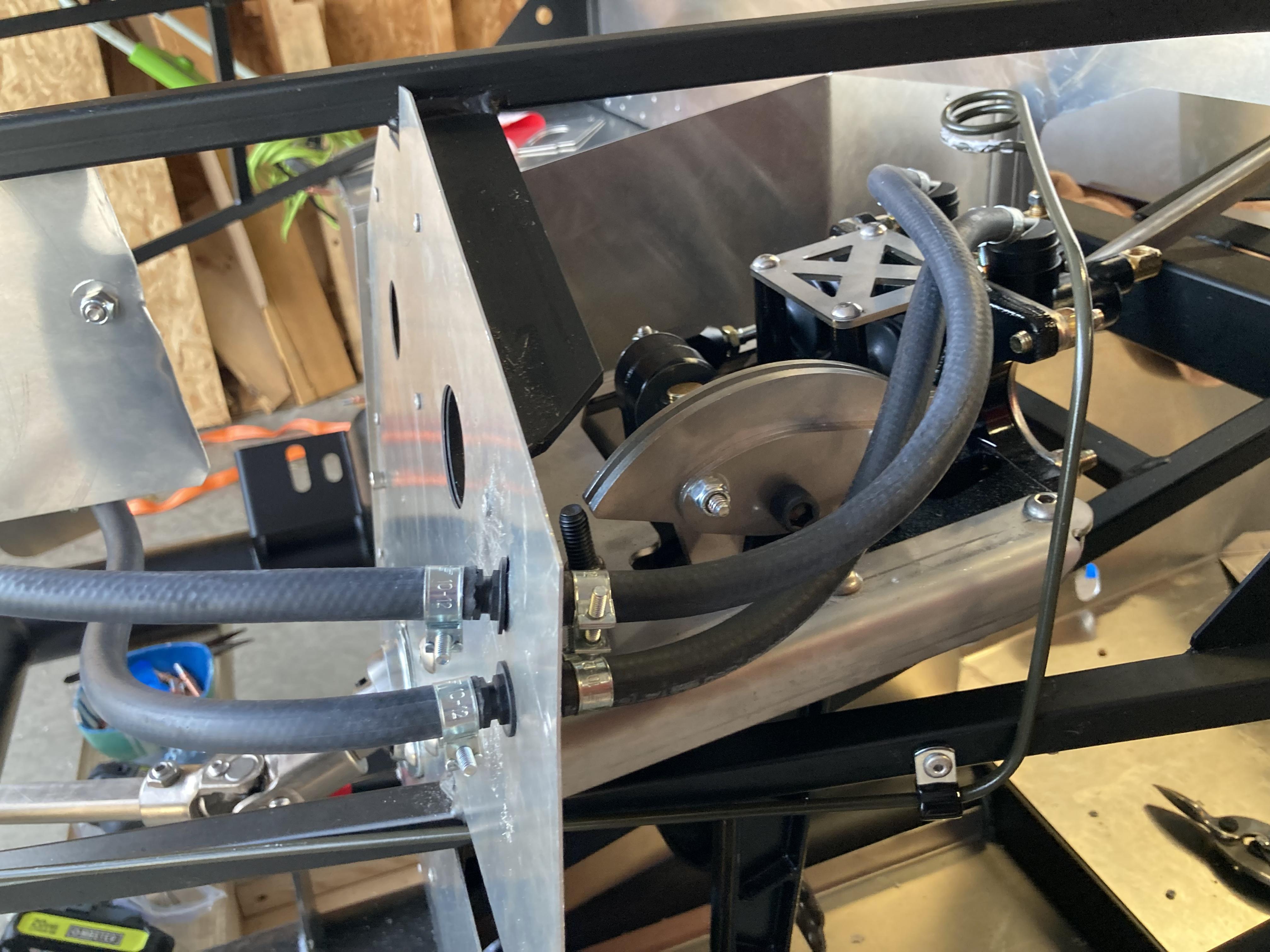 front brake pedal box