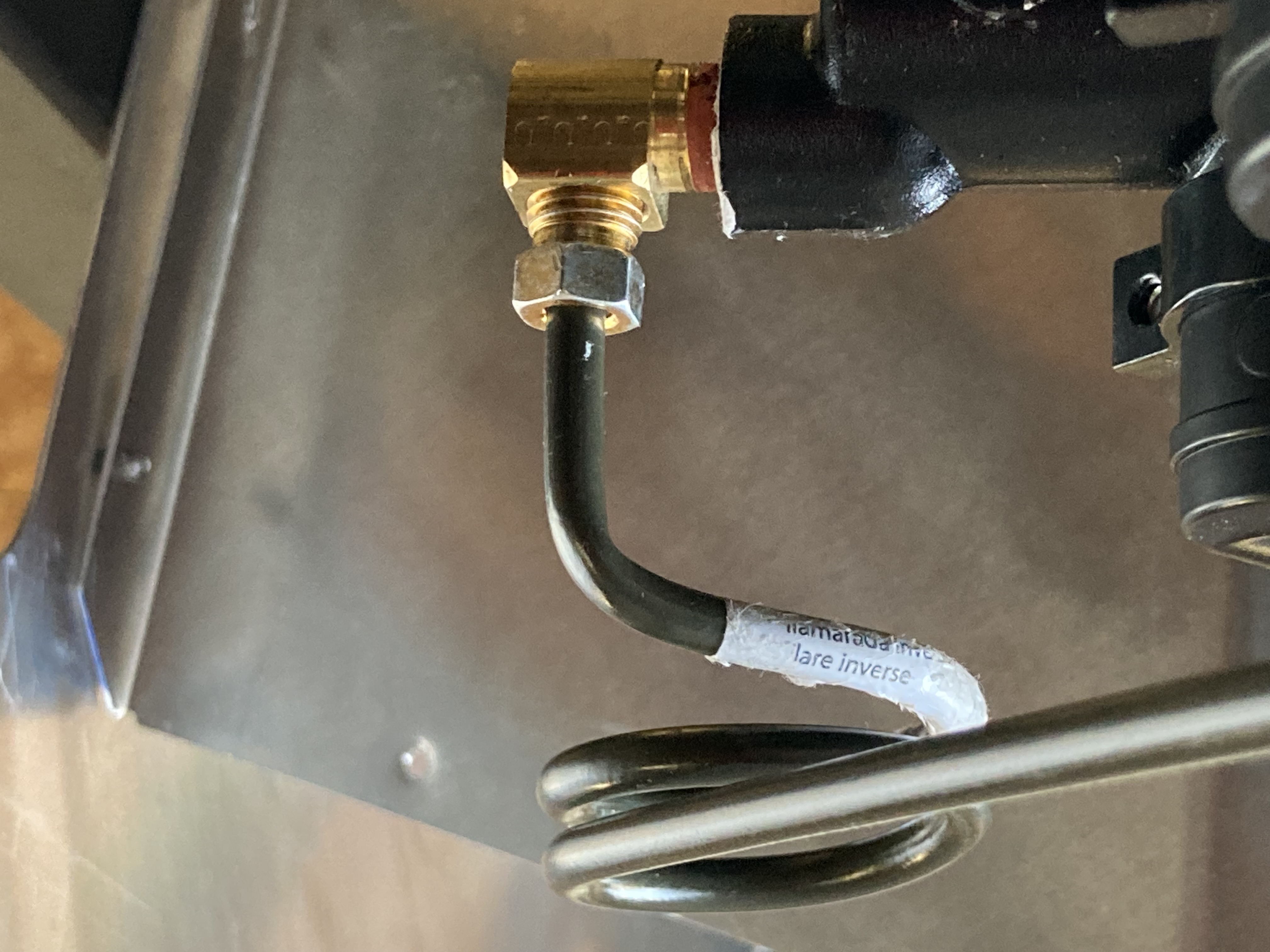 front brake line mast cylinder