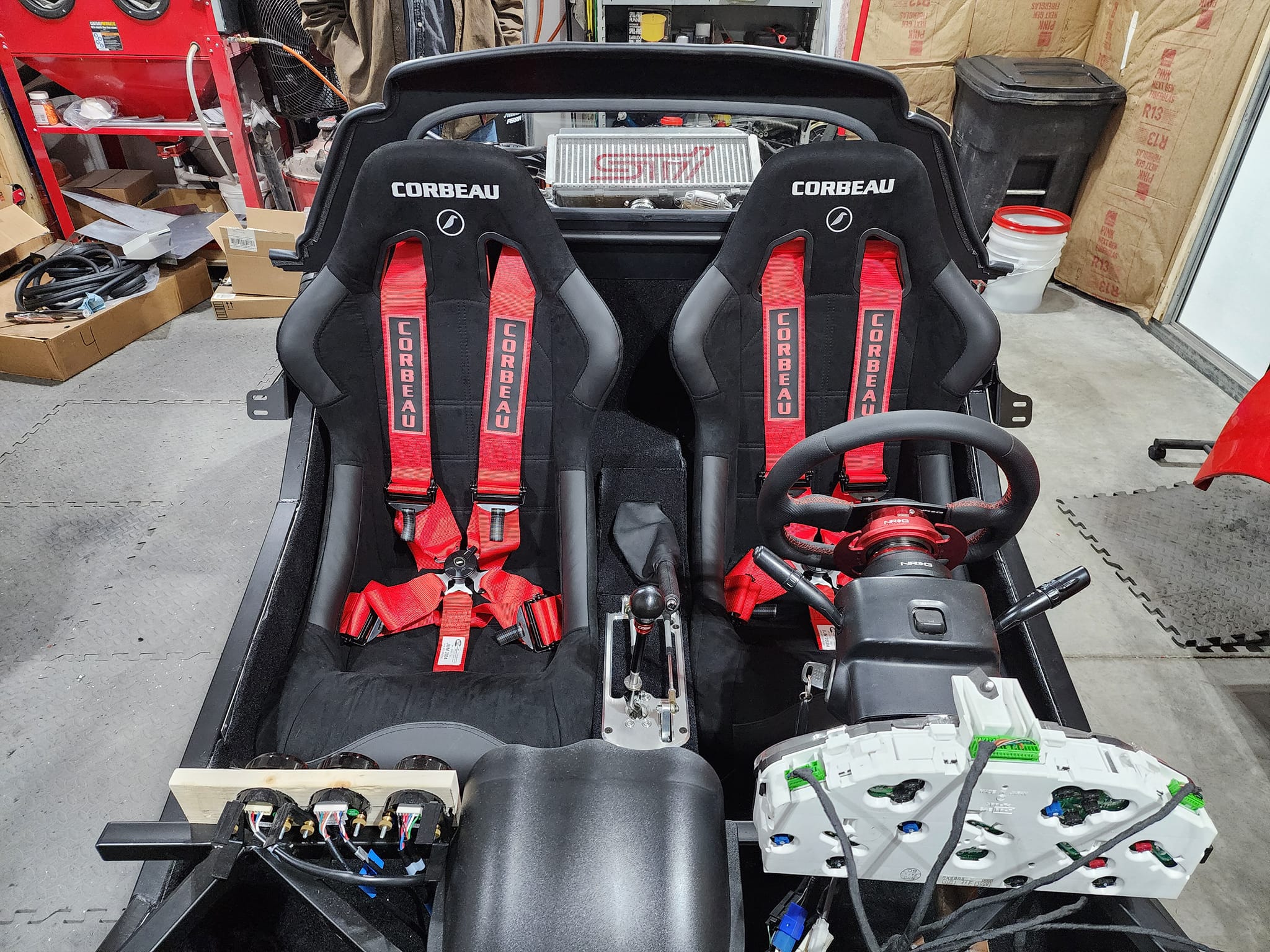 both harnesses installed