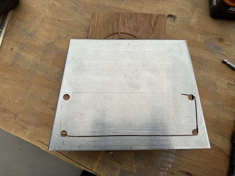 Cutting stereo opening