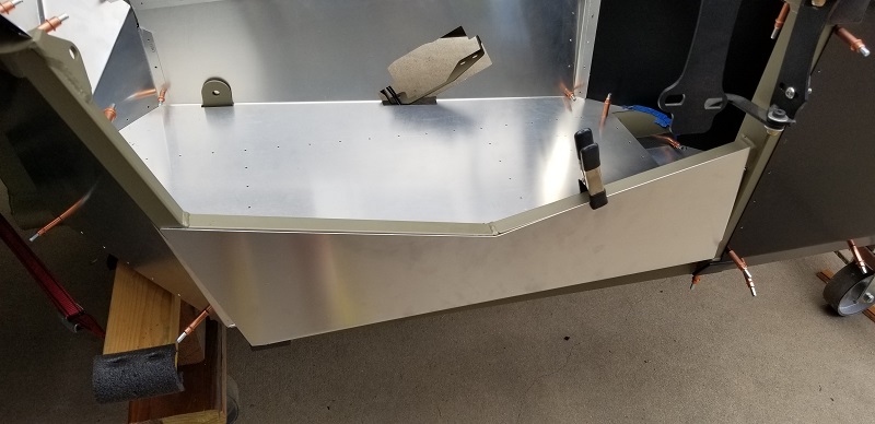 My plan was to add an inner & outer skin to keep out the heat and show more aluminum in the cockpit.