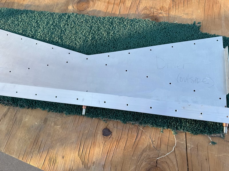 Another view of bracket being added.