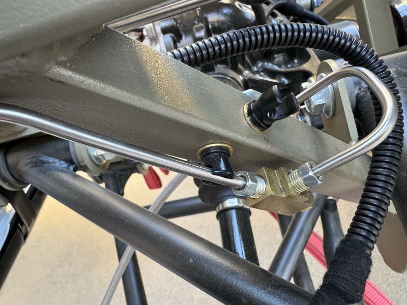 Adding clips for electric e-brake.