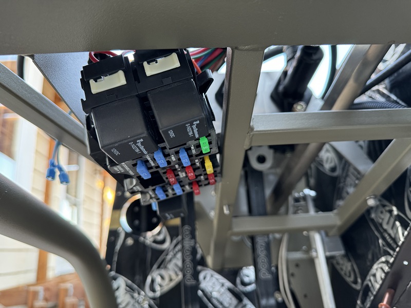 Beginning fuse box layout.