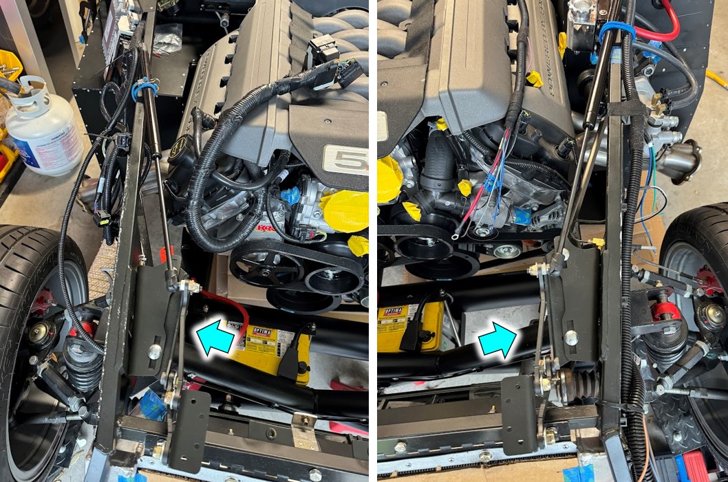hood hinge remount