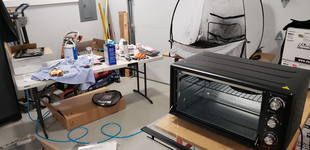 powdercoating station