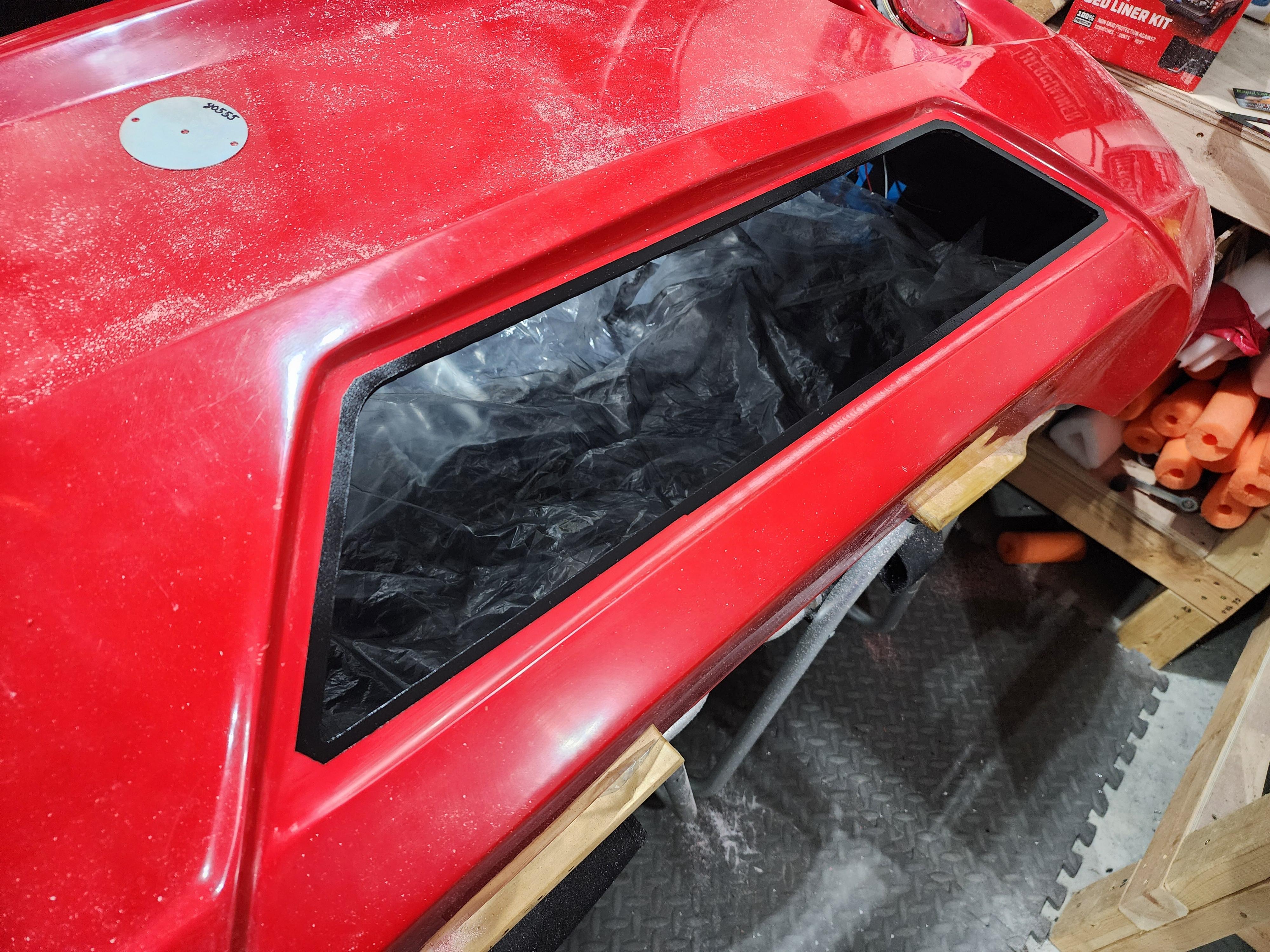 Painted Lower Rear Opening