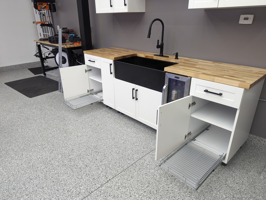 Sink cabinets