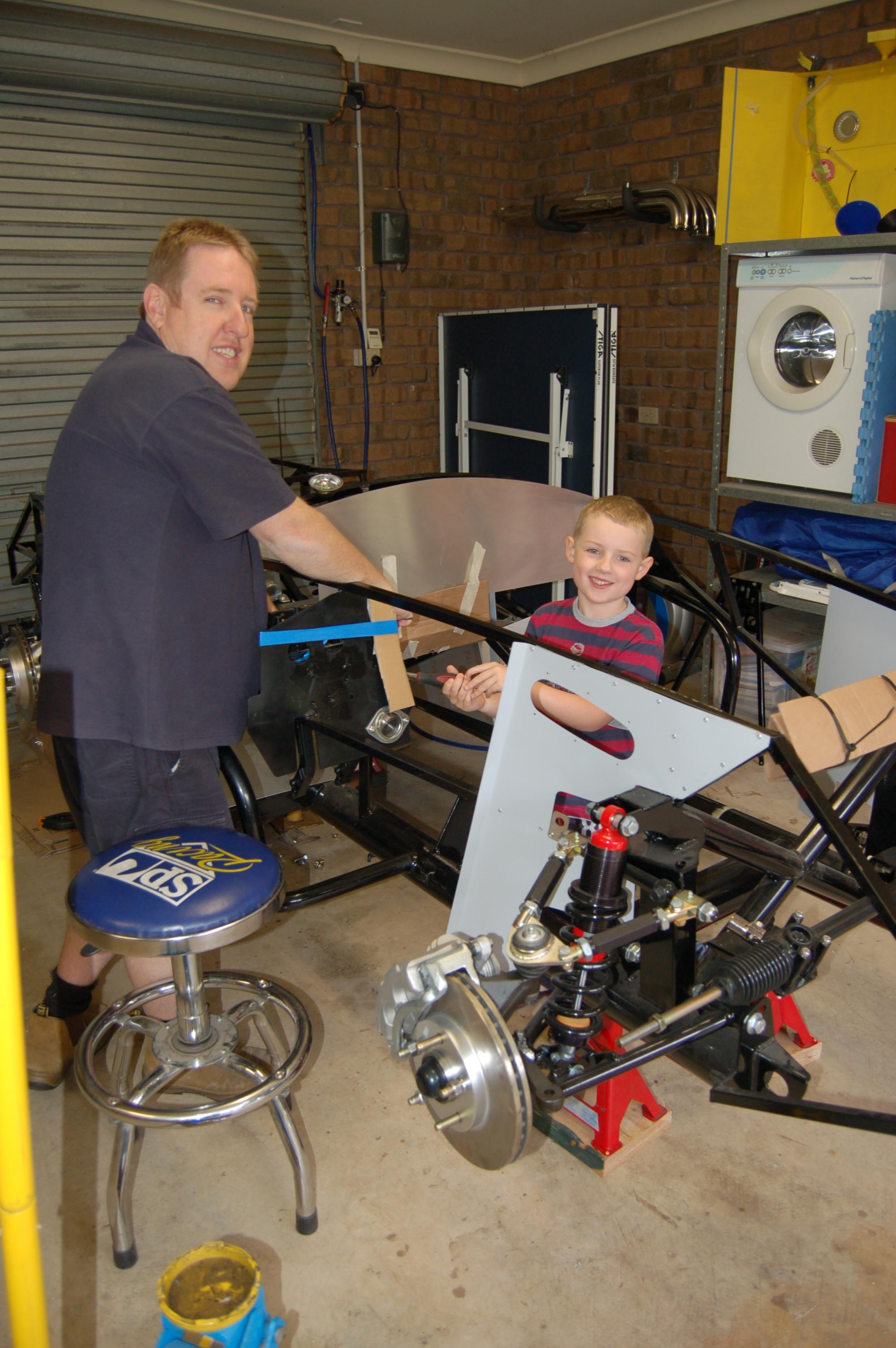 ollie and dad