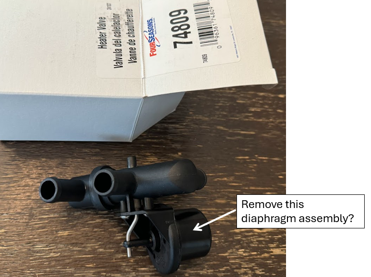 heater valve question