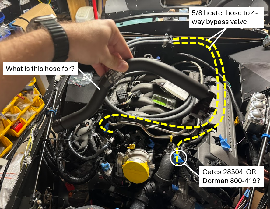 heater hose connections