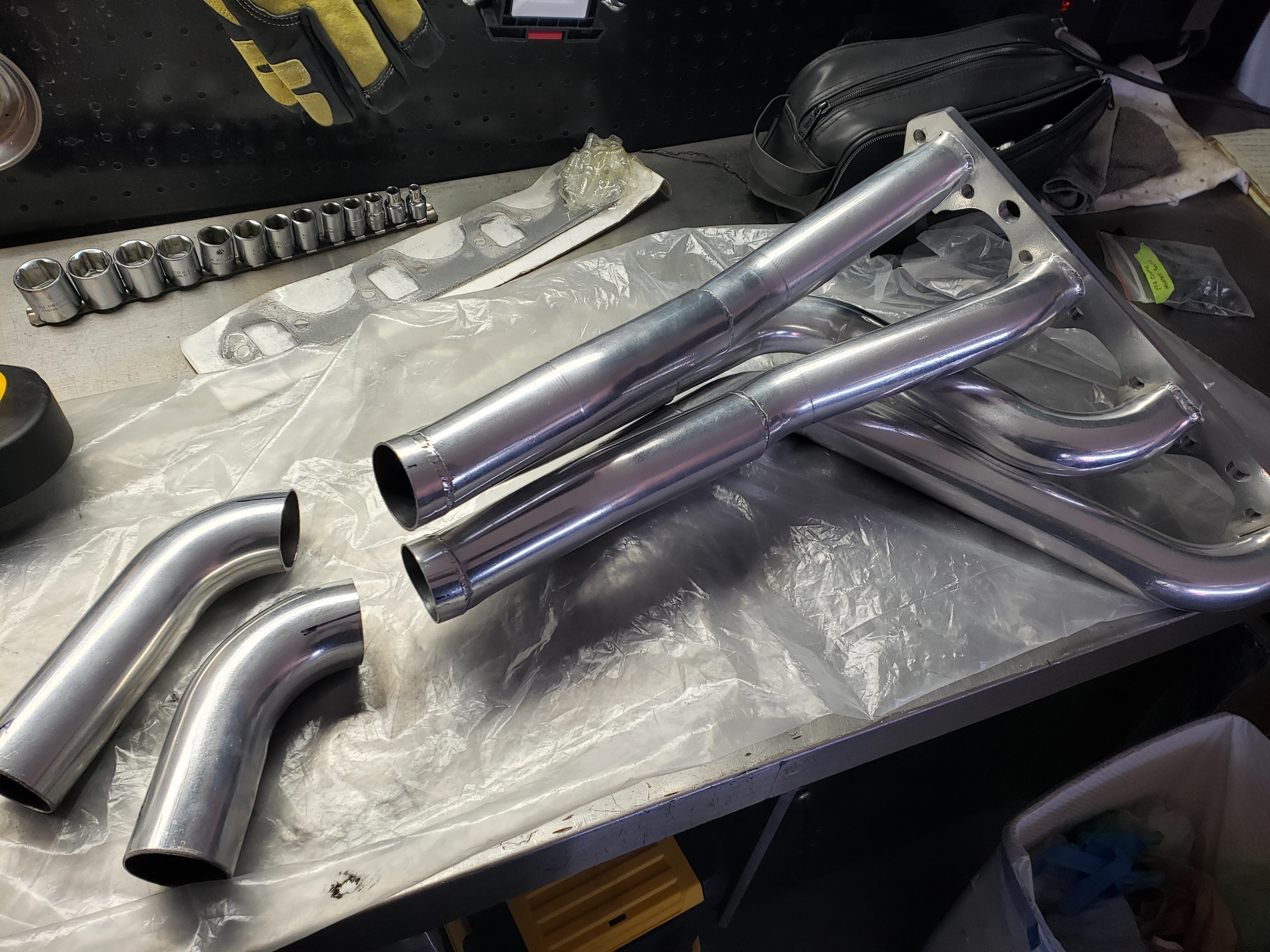 351 header cut for alteration