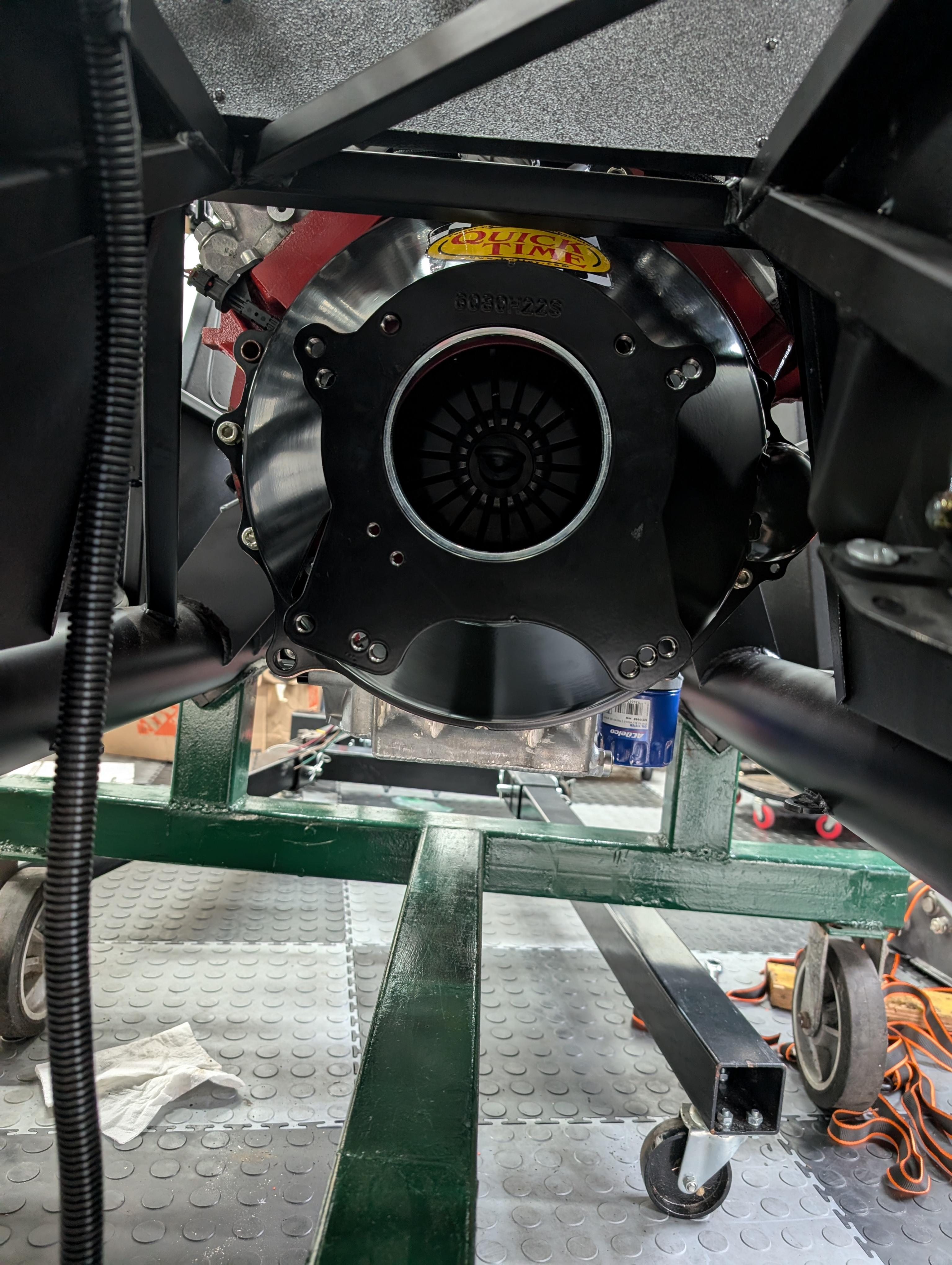 Bellhousing & Clutch Assembly from Trans Tunnel