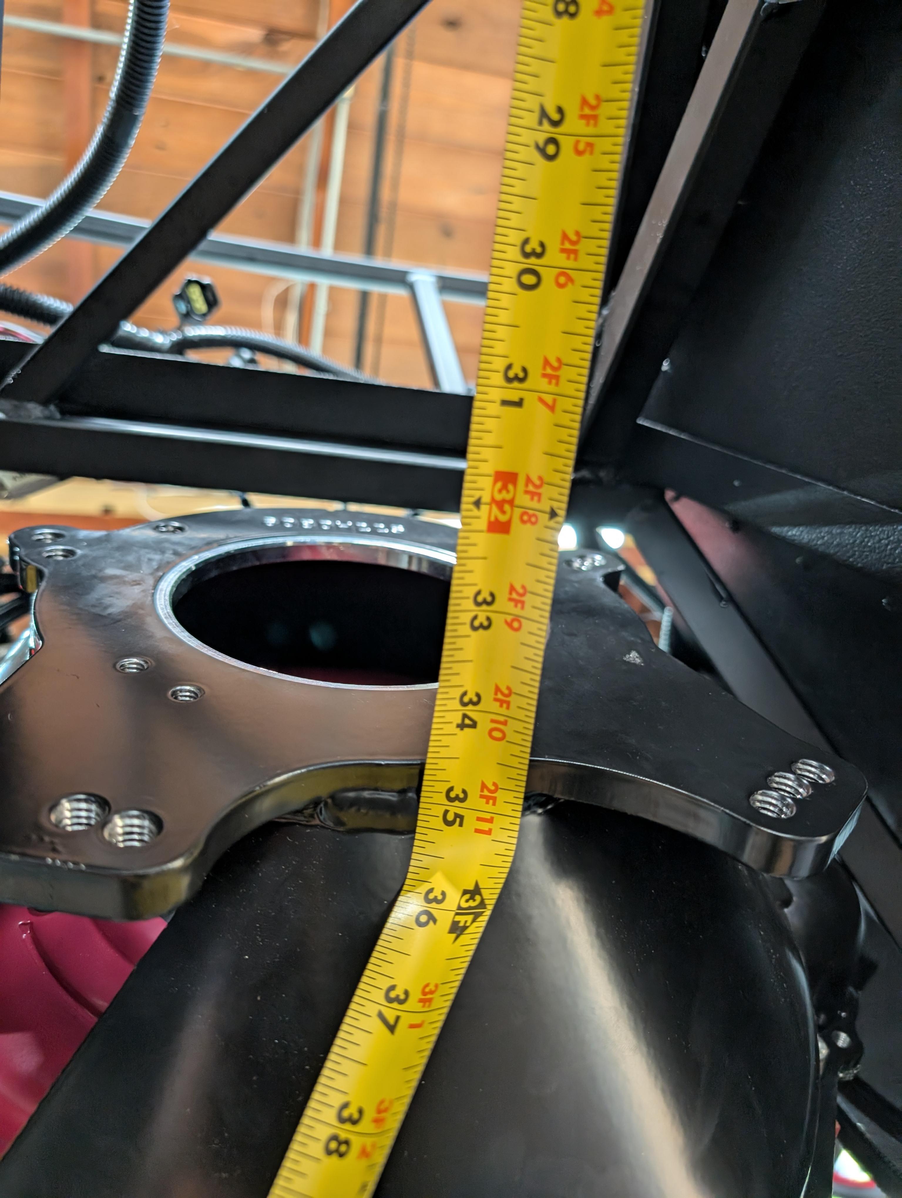Measurement from bellhousing to Diff