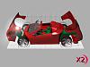 X2SideOpen--Showing front and rear body parts open and interal fitment of the powertrain and radiator.