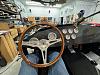 Seated in cockpit
